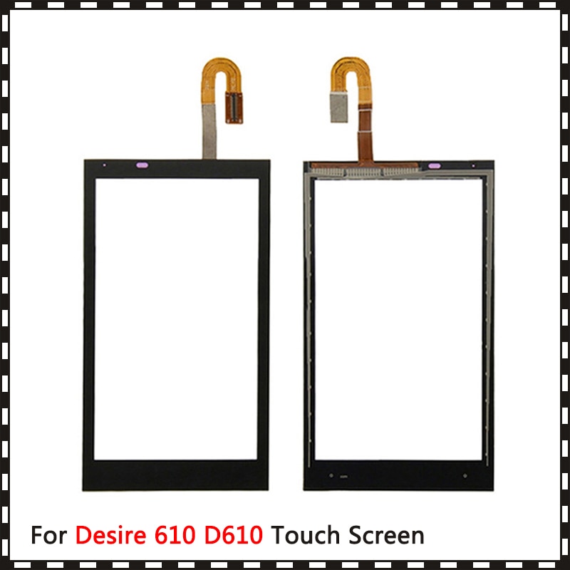 Replacement 4.7" For HTC Desire 610 D610 Touch Screen Digitizer Sensor Outer Glass Lens Panel