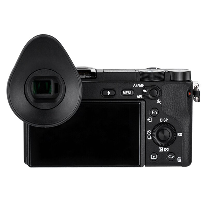 Silicone ocular câmera eyecup 360-degree rotação eyecup visor ocular para sony a6000 a6300 NEX-7