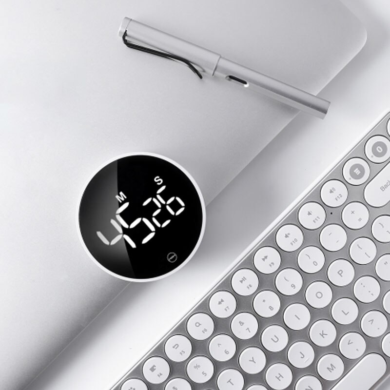 Xiaomi MIIIW Timer Rotation Timing Adjustable Sound Brightness Magnetic On the Back LED Digital Display Stylish and Simple