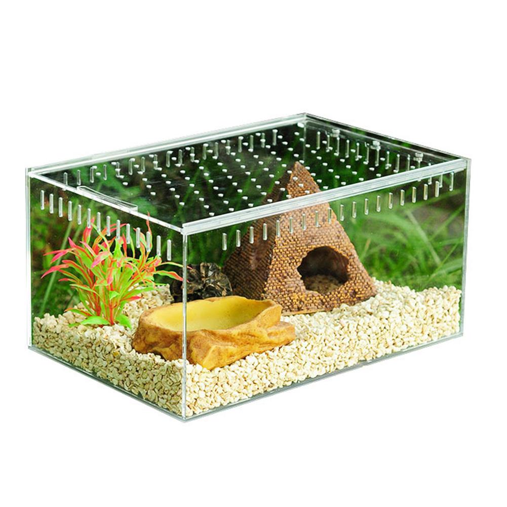 Insect Terrarium Acrylic Sliding Cover Type Terrarium Pet Climbing Terrarium 105X85X6cm brightly