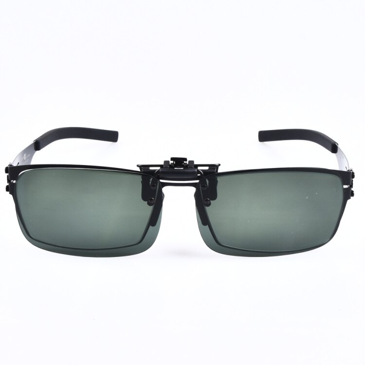 Germany Brand Berlin Screwless Eyeglasses Men Women Lightweight Optical Glasses Frame with Clip-on Polarized Sunglasses: Black frame and clip