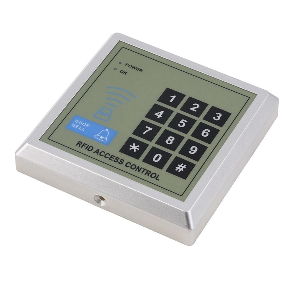 rfid keypad door access control system kit electric Magnetic electronic door lock+10pcs key fobs full set