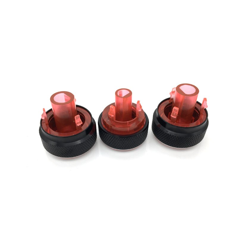 3pcs/set Aluminum Alloy Air Conditioning Knob AC Knob Switch Button Knob For Peugeot 307 CITROEN C4 C-TRIOMPHE