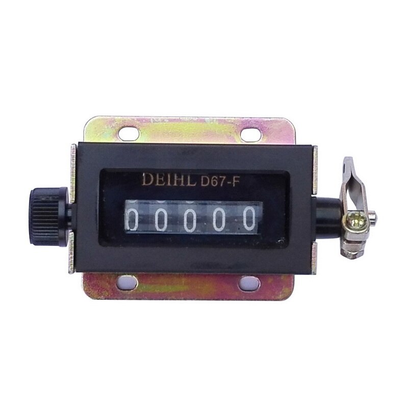 Black Casing Mechanical Pull Stroke Counter manual counter 5 Digit Mechanical Counter Manual Tally Counter digit counters