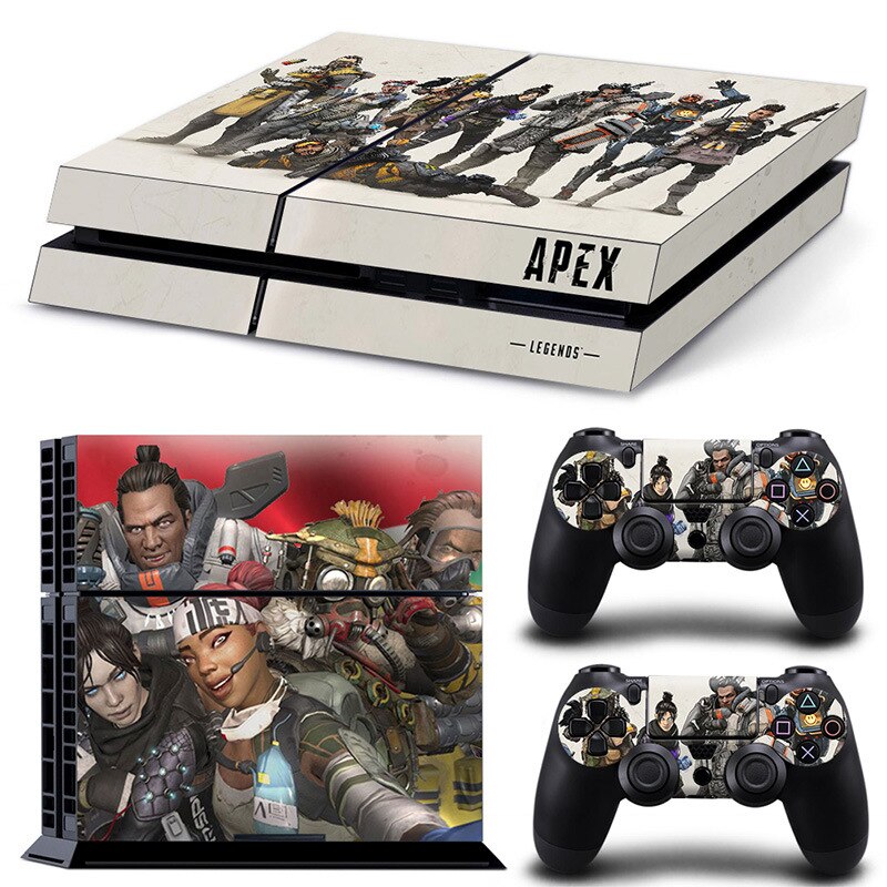 Para PS4 consola de juegos de cuerpo completo pegatinas coloridas Apex Legends Apex Hero temática de juego pegatinas coloridas: TN PS4 7208