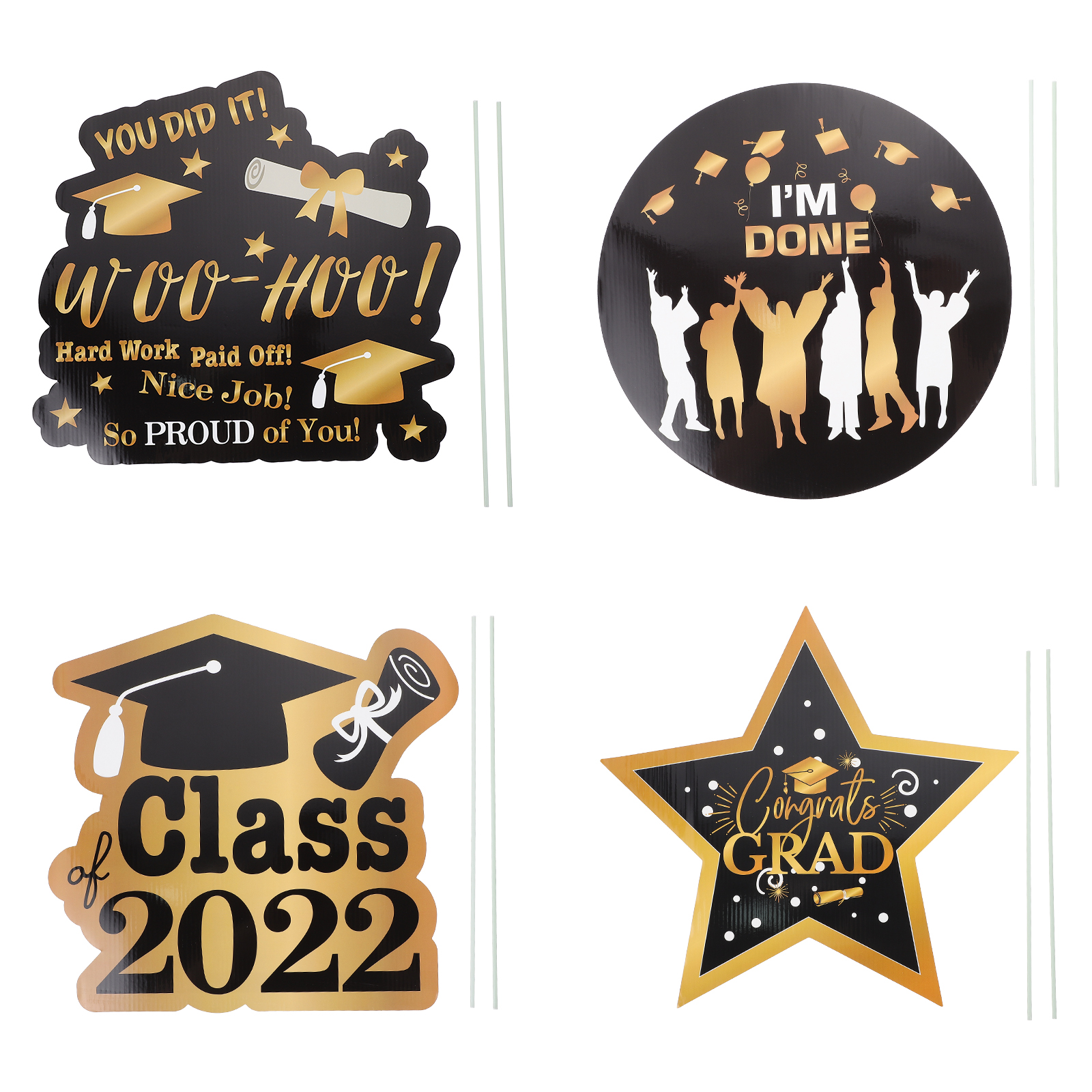 Graduation Yard Sign Decorations Outdoor Garden Graduation Yard Sign Decor