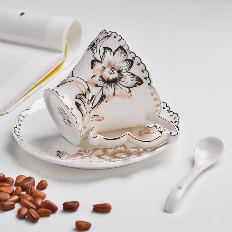 Tasse à café réutilisable en céramique, De luxe, Original, beau service, vaisselle en porcelaine
