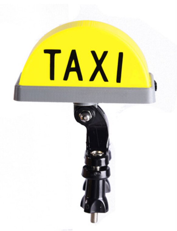 Motorfiets Usb Oplaadbare Taxi Teken Licht Indicator Decoratie Onderdelen: handlebar set round