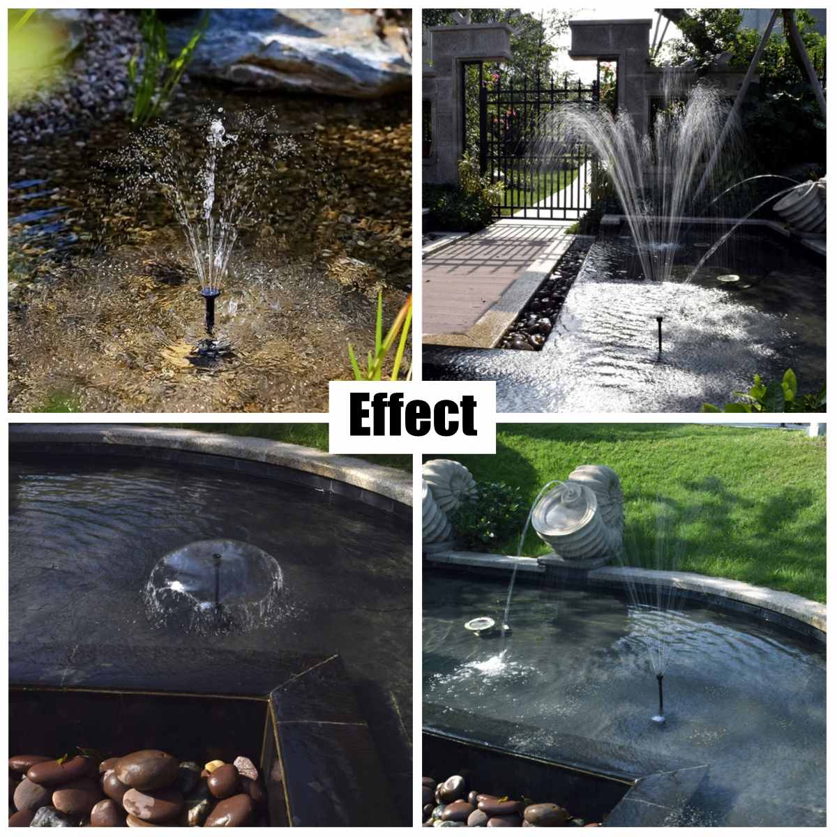 6V 1.8W Solar Panel Water Pump outdoor submersibleGarden Brushless Pond Fountain Pool Water Pump Aquarium Fish Water Pump