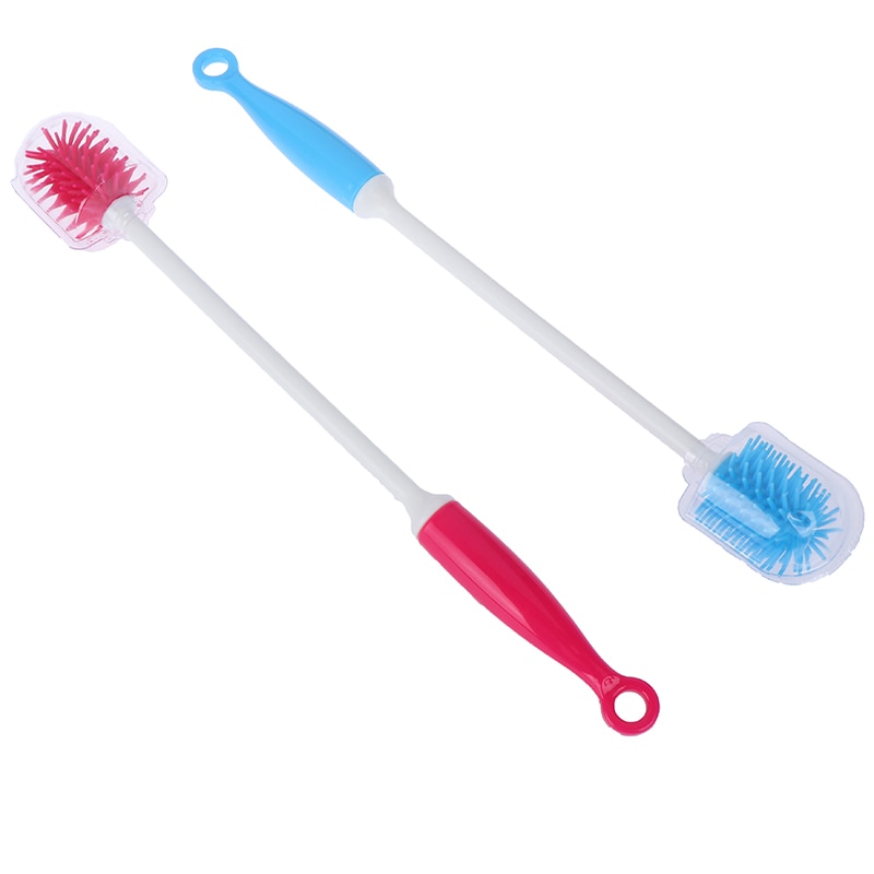 1Pc Fles Borstel Unieke Voor Baby Flessen Schrobben Silicone Cleaning Tool Keuken Cleaner Voor Wassen Cleaning