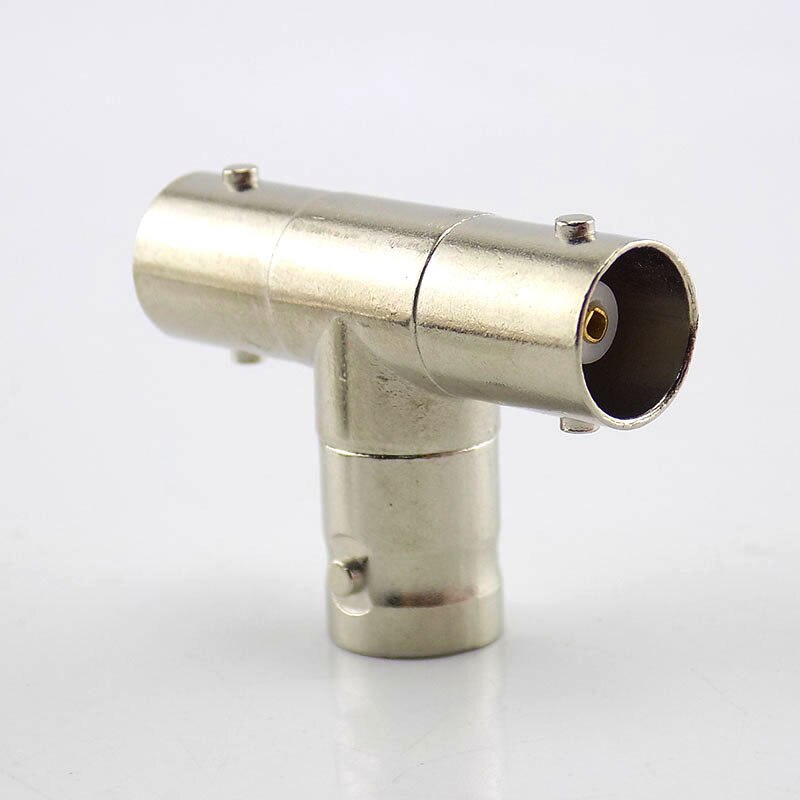 Conector hembra BNC a 2 acopladores hembra BNC, adaptador de enchufe divisor, adaptador de vídeo de 3 vías/monoto A7, 2 uds.