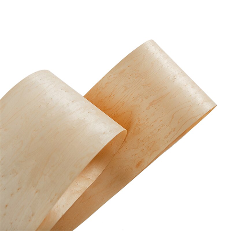 Natürliche Echte Kanada Ahorn Feldlerche BirdsEye Holz Furnier für Möbel Fahrzeug Musical Instrument