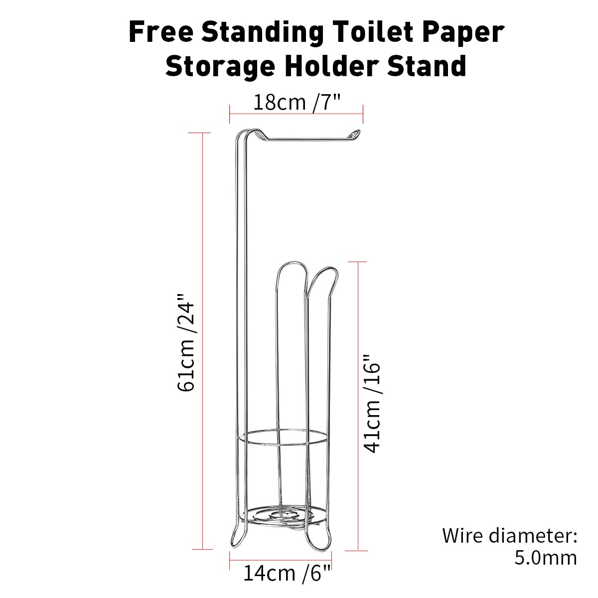 Toilet-Paper-Holder-Stand-Reserve-Storage-Dispenser-Free-Standing-Holder-Bathroom-Roll-Tissue-Chrome Paper Roll Stand Storage