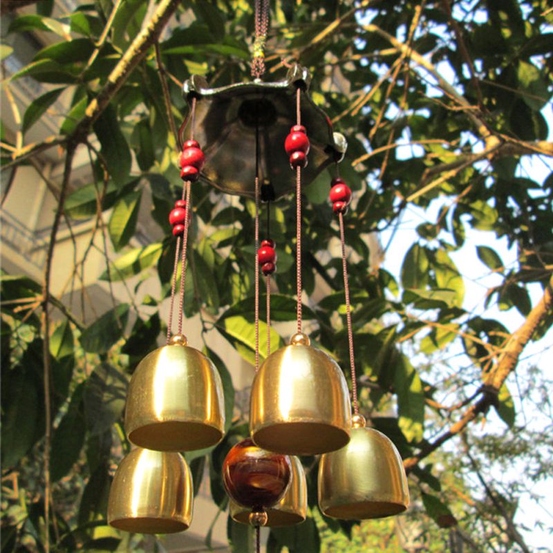 Antirust Copper Wind Chimes Lovely Outdoor Living/Yard Garden Decorations Birthday to Friends and Best Wishes: F