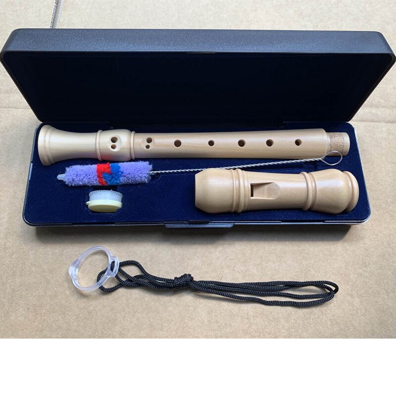 Two / Three Wooden Flute Without Standard German / British Solid Wood Treble Wooden Clarinet 8 Hole Flute: British Tweeter