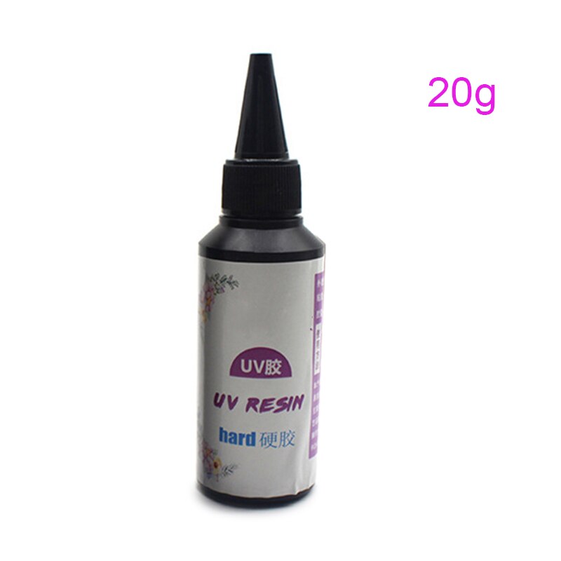 DIY UV Ultraviolet Resin Curing Solution Quick-drying Non-toxic Sunlight Activated Hard J99Store: 20g