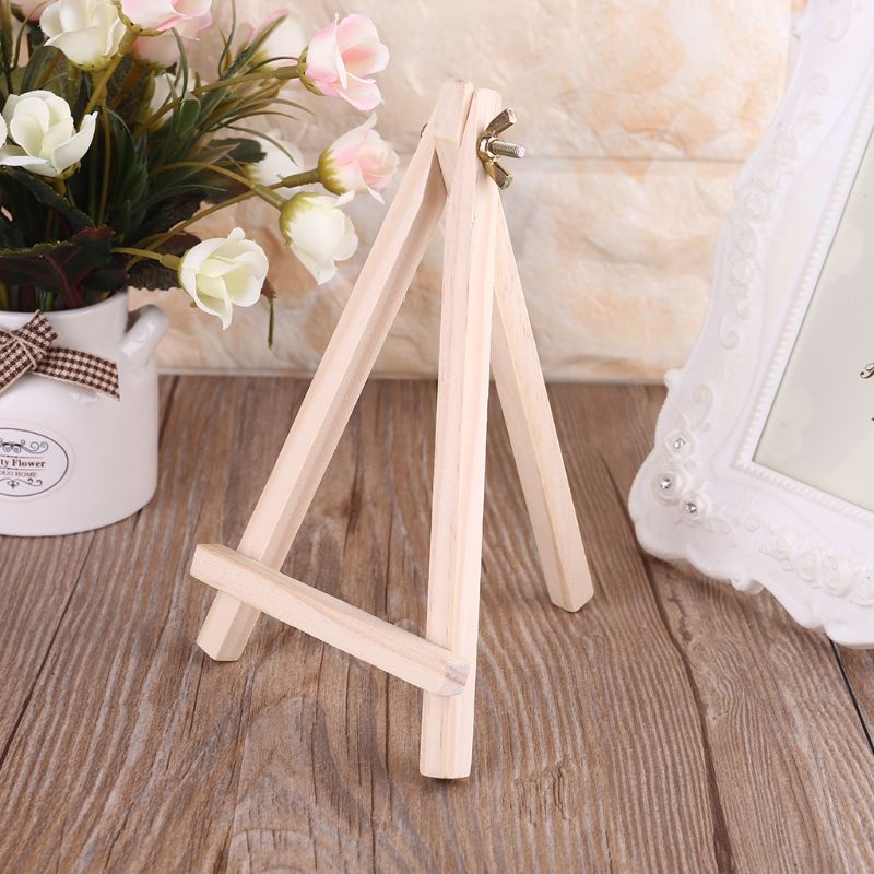 Najwyższej jakości drewniana sztaluga reklama wystawa półka ekspozycyjna uchwyt studio malowanie stojak