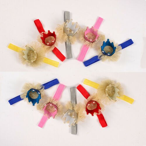 Baby Mädchen Blume Hairband Prinzessin Krone Stirnband Tiara Party Weiche Haar Zubehör Kostüm Headwear