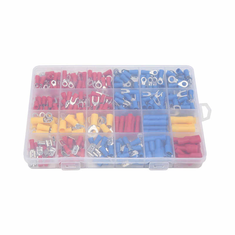 Wire Terminals Assortment Kit Insulation Protection Wire Terminals Good Conductivity for Electronic Industry
