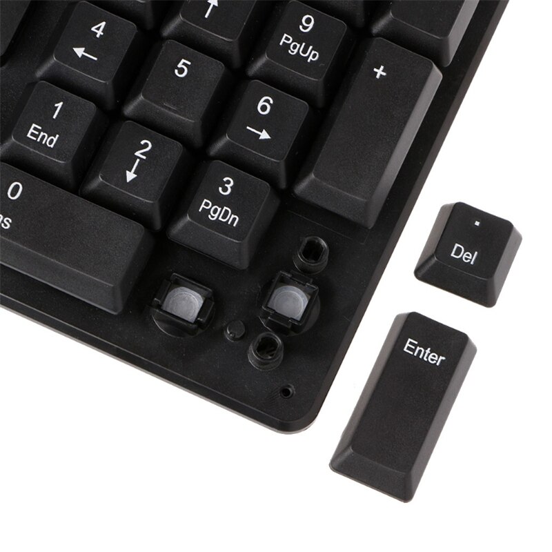 2.4GHz Wireless Keyboard Mouse Set Wireless Keyboard Optical Mouse Combo Kit For Laptop Desktop Computer