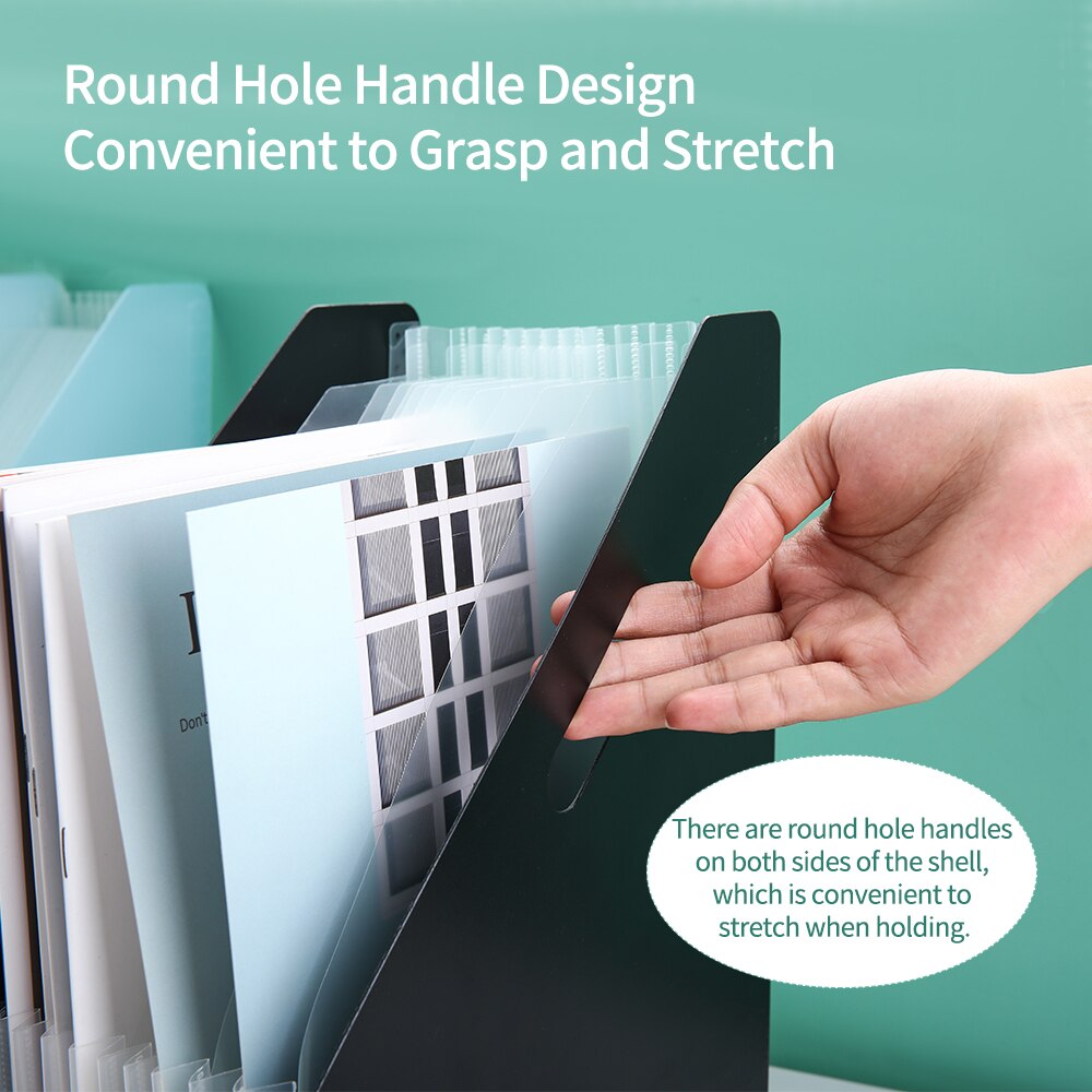 Uchwyt na dokumenty A4 w stylu organowym rozbudowy Organizer robić dokumentów ambona stojak na ulotki przechowywanie z 13 przegródkami robić domowego biura szkolnego