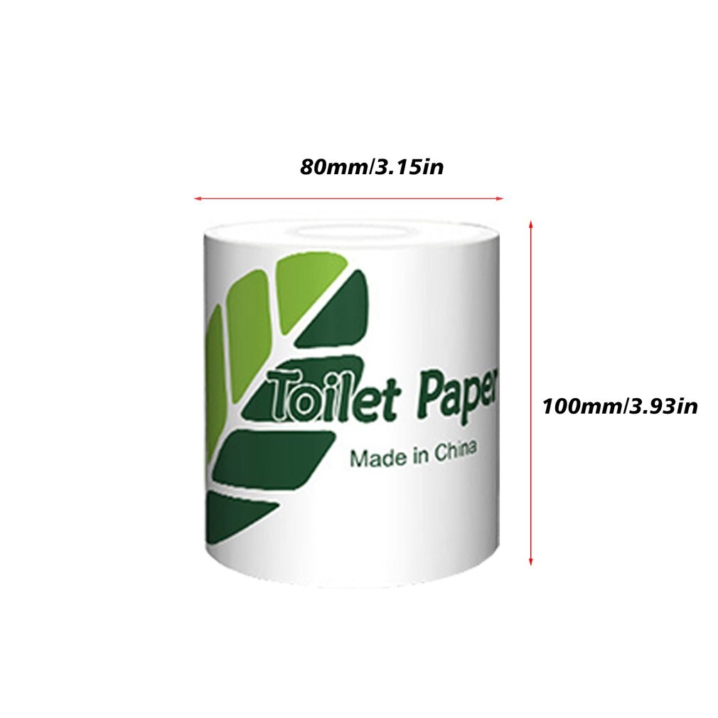 Rullepapir husholdningsrulle toiletpapir naturlig papirmasse rullepapir bærbart toiletpapir praktisk