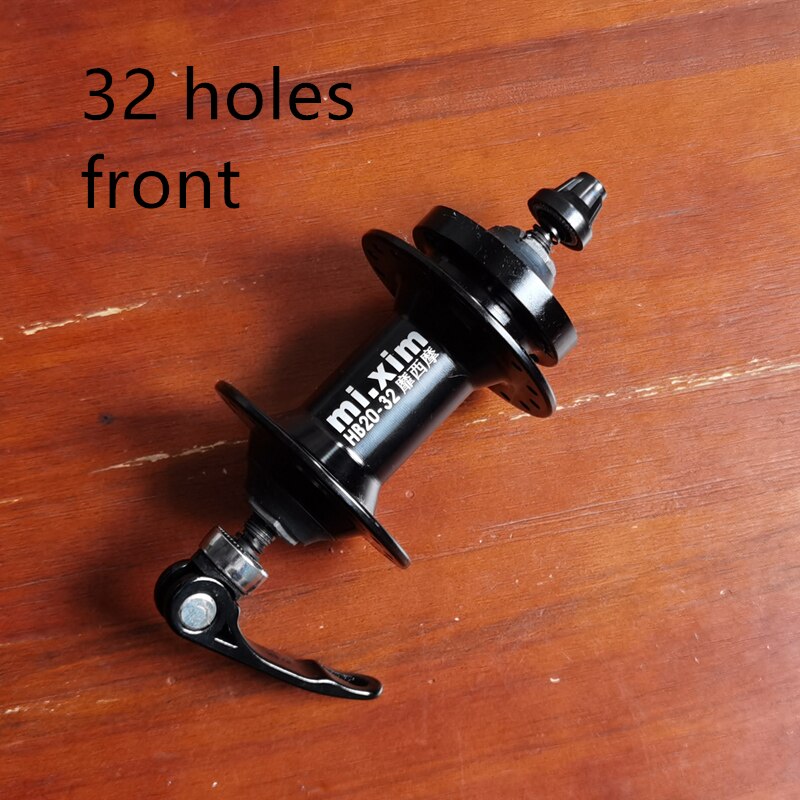 Quick Release bicycle hub disc card brake MTB mountain Front Rear bike hub bicycle hubs 32 36 Holes 7/8/9/10 speed: 32 holes front