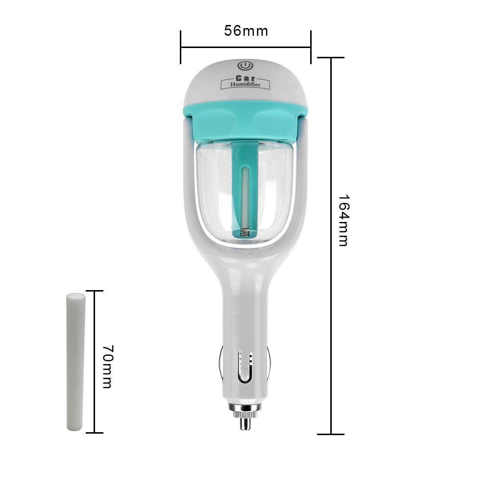 Humidificador de vapor para coche, vaporizador de aromaterapia de 12V, Mini ambientador, purificador de aire, difusor de Aroma de aceite esencial