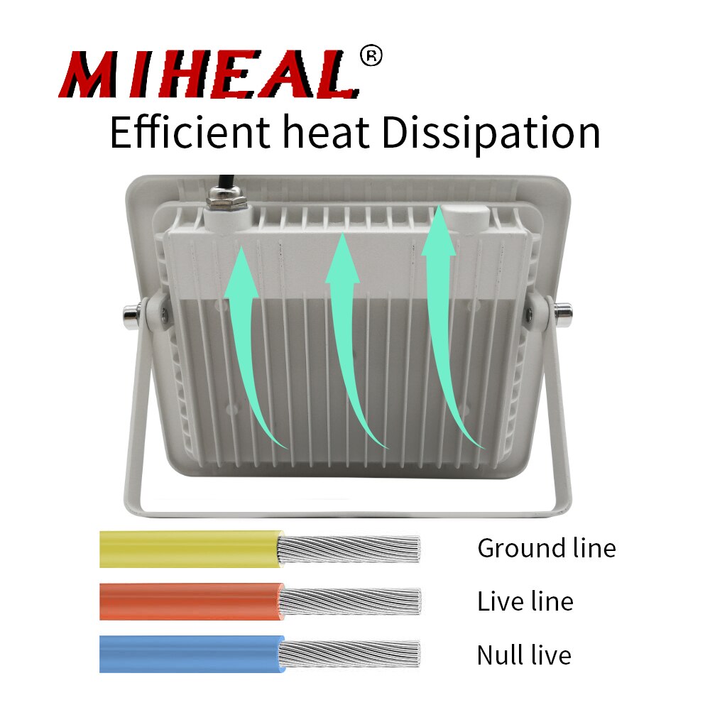 AC 220V-240V LED Industrial Lighting 10W 20W 30W 40W 50W Factory Workshop Warehouse Work Light IP68 Waterproof LED High Bay Lamp