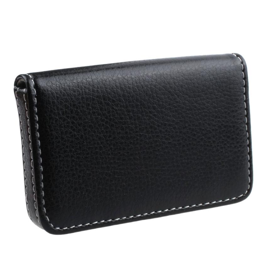 Xiniu Pocket Leather Card Case Exquisite Magnetic Attractive Name Card Case Business Card Box Holder porte carte #0