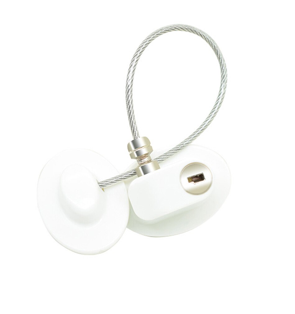 4PCS Safety Lock Children Refrigerator Door Lock with 2 Keys Infant Kids Security Window Lock Cabinet Lock Fridge Locks: PJ3679A 1PC