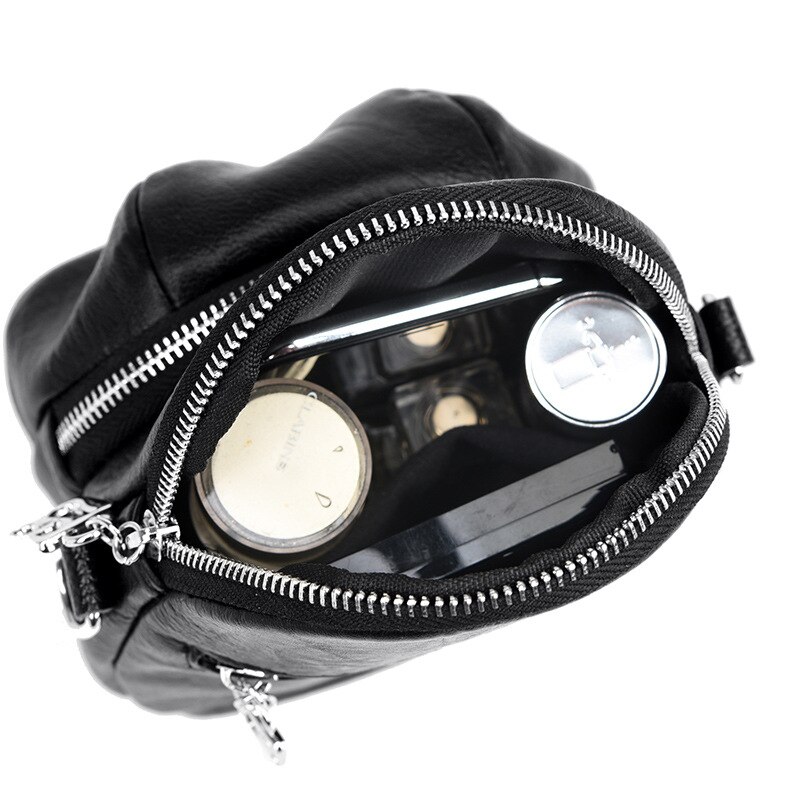 Ny lueform tilfeldig damevesker og håndvesker crossbody miniveske pu lær kvinnelig skulderveske trendpose