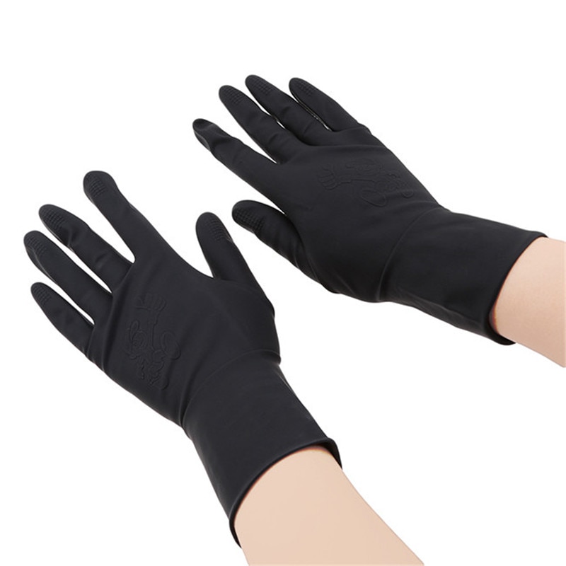Zwarte Handschoen Styling Kappers Accessoires Stijltang Perm Curling Kappers Hittebestendige Handschoen