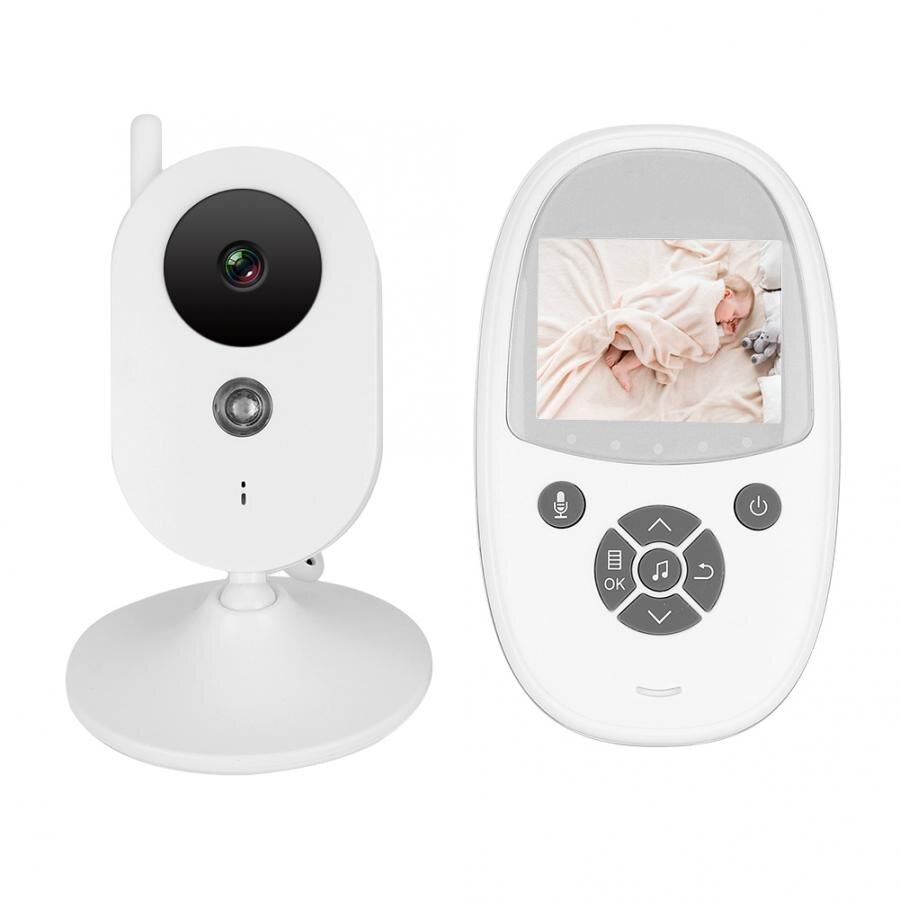 2.4in Mini Wireless Baby Monitor Infrared Night Cry Detection Temperature Monitoring 100-240V Temperature Sensor
