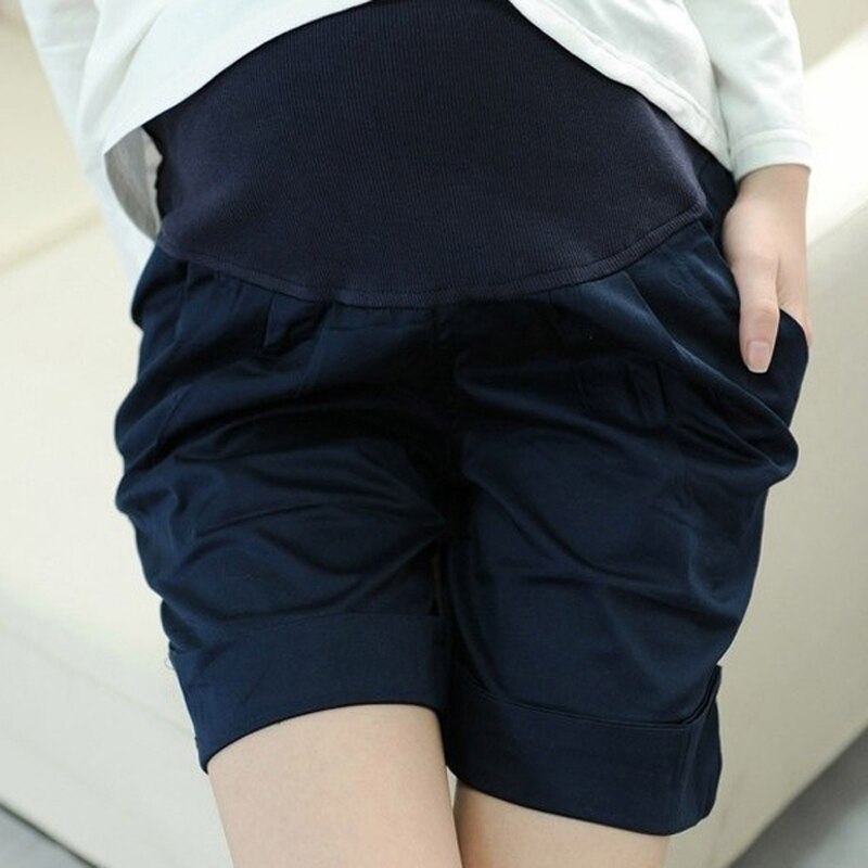 PARNIXS Umstandshose – Kurze Hotpants Für Schwangerschaft Mit Taschen, Bequem & Atmungsaktiv