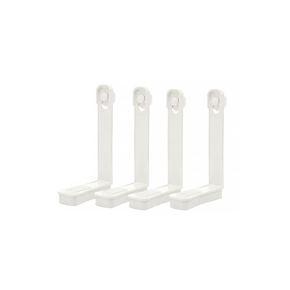 Bed Sheet Clip Coverlet Sheet Holder Slip-Resistant Fixing Clip Holders Clamps Mattres Fasteners Gripper Holder Set: 4Pcs  white