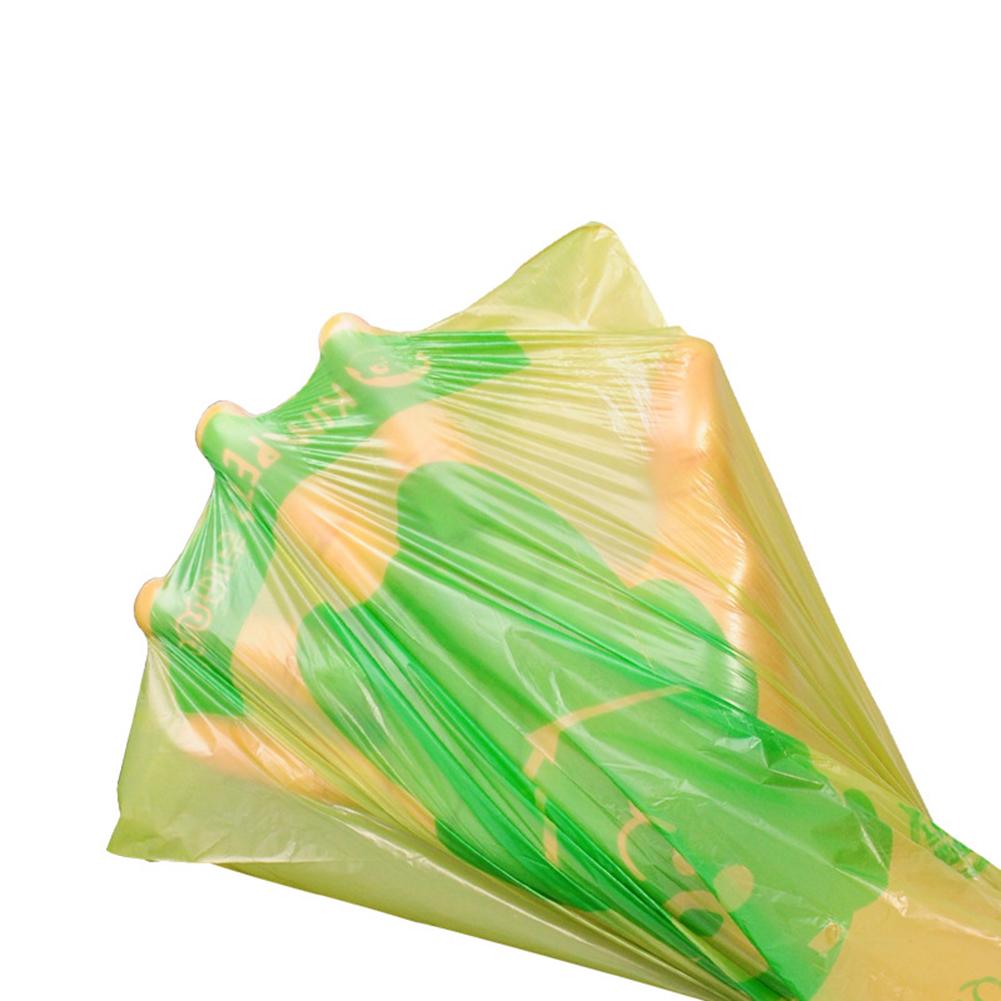 Compostable Dog Poop Bags Cornstarch Earth Friendly 120 Counts 17 Micron Biodegradable Cat Waste Bags Garbage Bag