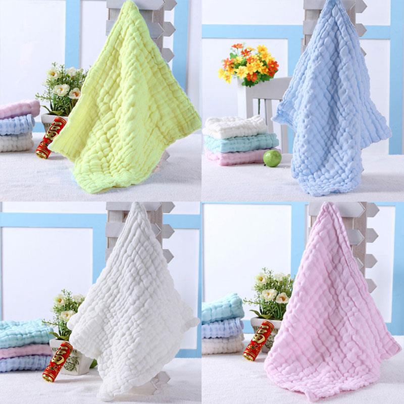 Soft Baby Burp Cloth Bath Towel Washcloth Keep Clean Baby Care Colorful