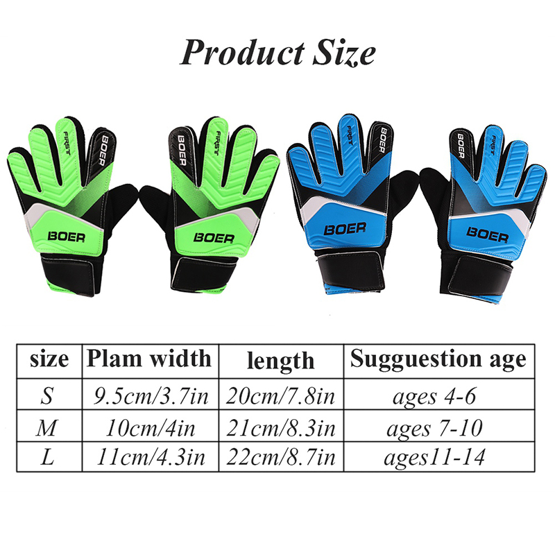 Guantes gruesos de goma antideslizantes para Portero De Fútbol, guantes de protección para dedos de fútbol para portero, accesorios para bicicleta