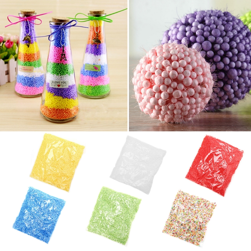 2-4 Mm Schuim Ballen Decoratieve Piepschuim Bal Diy Wedding/Party Kids Kinderen