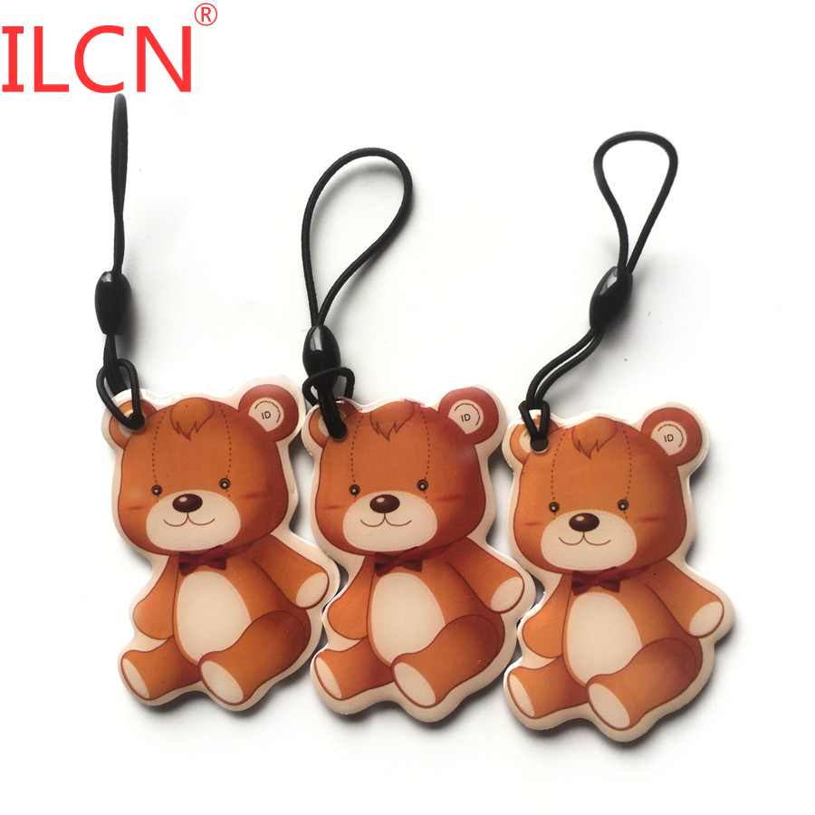 125Khz ID Blank Card Copy Clone Rewritable Access Control Card Waterproof Keychain RFID Proximity EM4305 T5577 Keyfob 1pcs