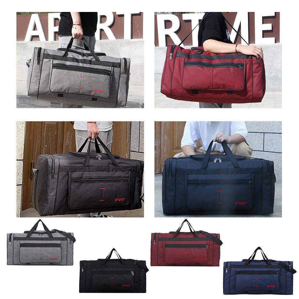Travel Duffel Bag Carry on Luggage Bag Men Tote Large Capacity Weekender Gym Sport Holdall Overnight Bag Gym Bag Outdoor Men's
