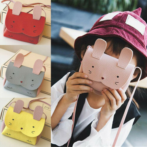 Baby Kids Girls PU Leather School bag Shoulder Bag Messenger Handbag Crossbody Satchel Bags