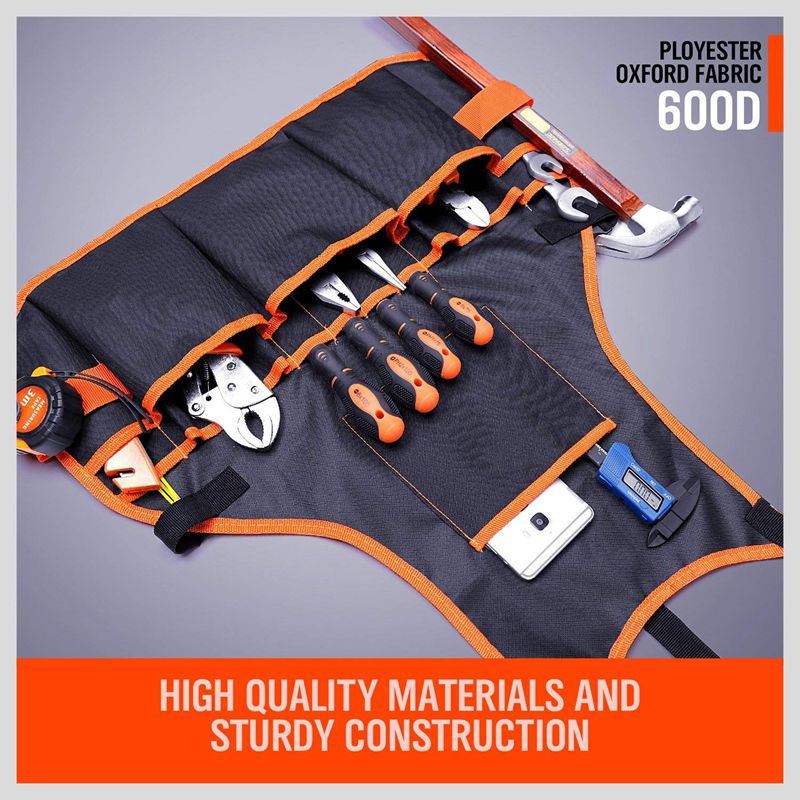 Work Apron tool 16 Tool Pockets tool belt Adjustable vest Tool Apron for mans work apron and women work apron with waterproof ap