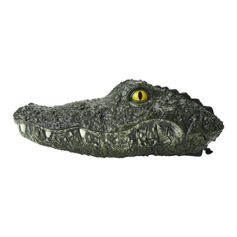 KALIONE RC Boat Simulation Crocodile Head 2.4G Remote Control Joke Alligator Decoy Electric Toys Summer Water Spoof Toys