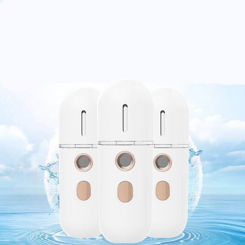 Ultrasone Mini Luchtbevochtiger Usb Oplaadbare Luchtbevochtiger Handheld Voor Thuis Auto Draagbare Stoom Gezicht Luchtbevochtiger