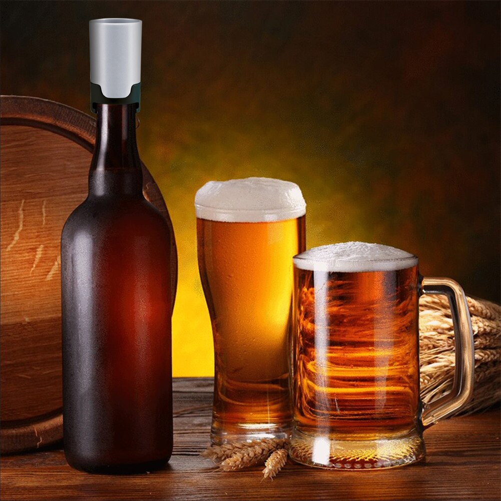 Mini Portable Beer Foamer Foaming Machine Home DIY Beer Frother Foam Maker Stainless Steel Party Bar Household Tools