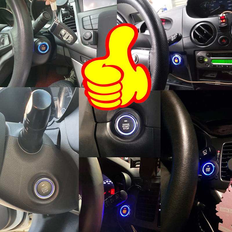 Carro Universal Sistema De Alarme, Auto Start Stop Sistema, Controle Remoto, Ignição Do Motor, Kit Autostart, Keyless Push, Acessórios Do Carro