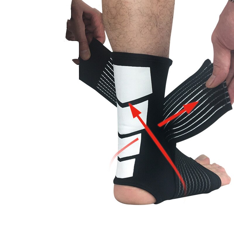 Sport Ankle Support Elastic High Protect Sports Ankle Equipment Safety Running Basketball Ankle Brace Support