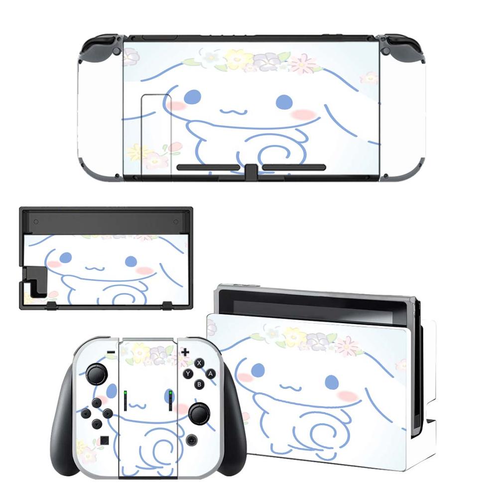 Vinyl Skin Protector Sticker Skins for Nintendo Switch NS Console + Controller + Stand Holder Dock Stickers: KQBYSNS0132